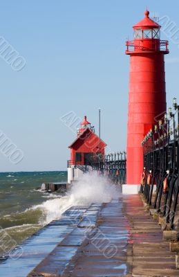 Lighthouse in Wind