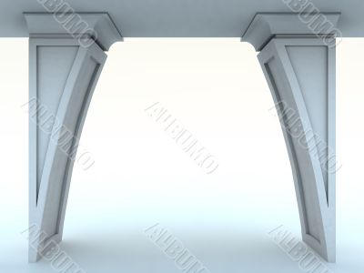 blue entrance