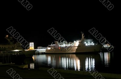 ship in port