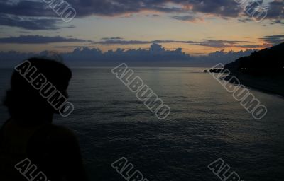 girl and sea