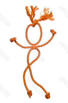 Miscellaneouses of the figure of the people from rope