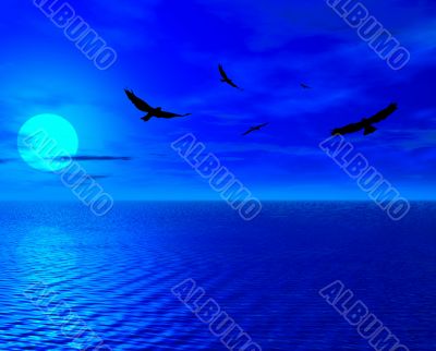 Blue evening