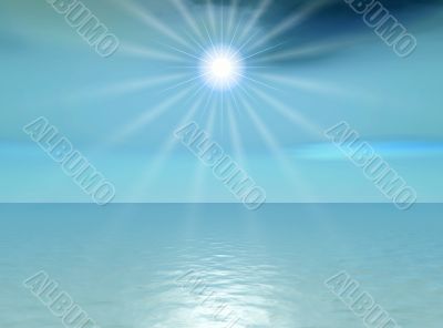 The quiet sea
