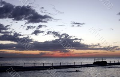 Rock Pool at Sunrise