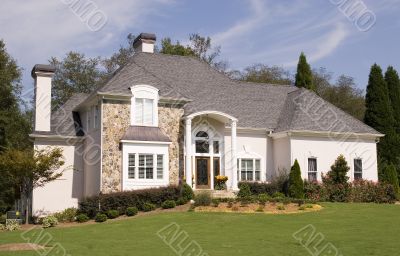 Stone and Stucco House