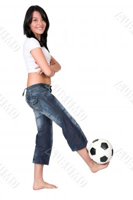 female footballer