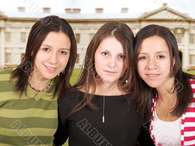 beautiful female students