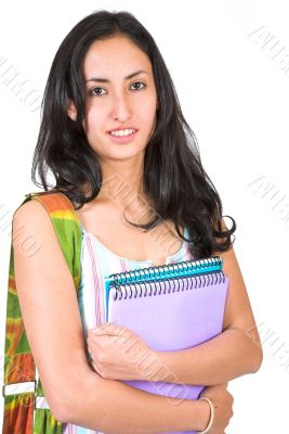 beautiful casual student