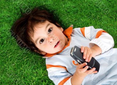 cute kid with enourmous eyes