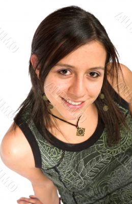 beautiful casual girl portrait