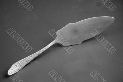 Metal kitchen shovel