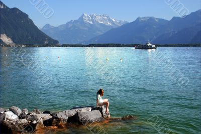 woman resting