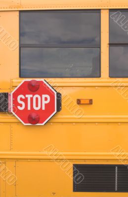 School Bus Stop Sign