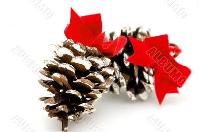 Christmas pinecones