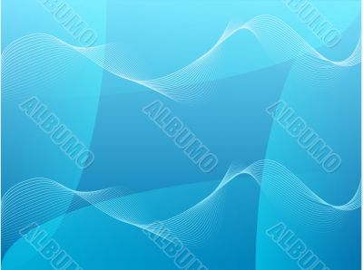Waves abstract background