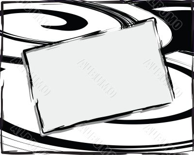 Black White Abstract Background