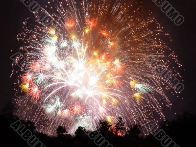 blowing up fireworks
