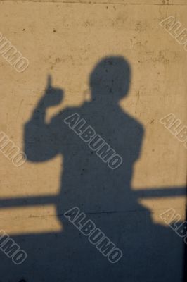 Silhouette of a man