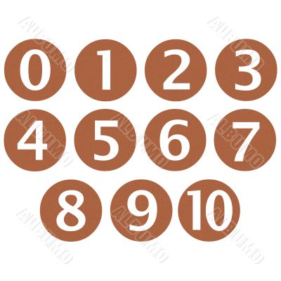 Wooden Framed Numbers