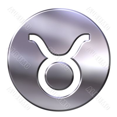 3D Silver Taurus