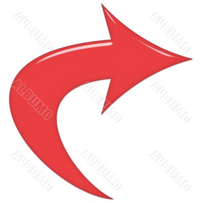 Red Glass Arrow