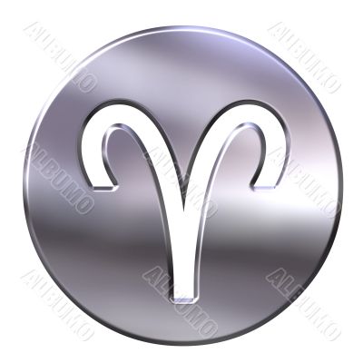 3D Silver Aries