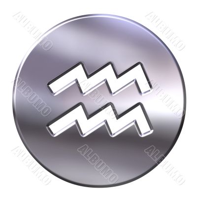 3D Silver Aquarius