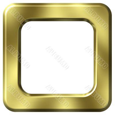 3D Golden Frame
