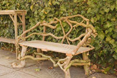 Natural Wood Benches