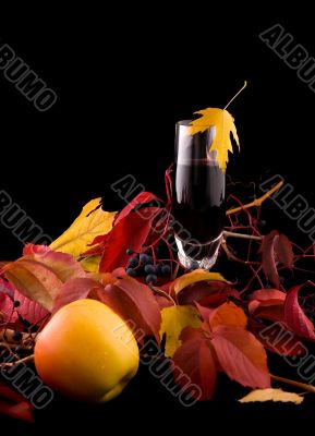 Autumn harvest. Vertical.