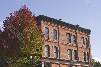 Old Brick in Fall
