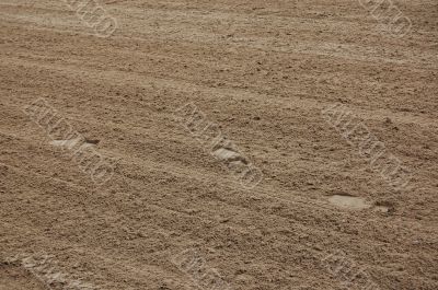 footstep in the sand