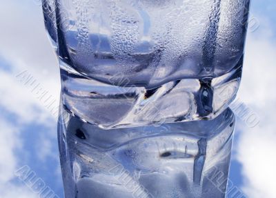 Glass Of Water And Clouds