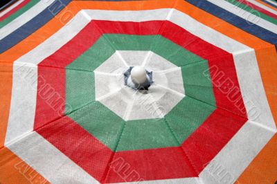 Summer umbrella abstract