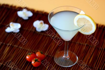 Very great cocktail with lemon