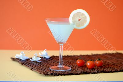 Very great cocktail with lemon