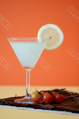 Very great cocktail with lemon