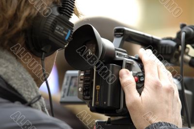 cameraman in action