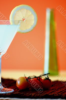 Very great cocktail with lemon