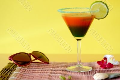 Very great cocktail with lemon