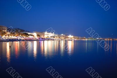Cannes festival by night