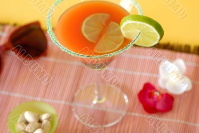 Very great cocktail with lemon