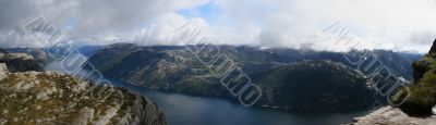 View on the Lysefjord, Norway