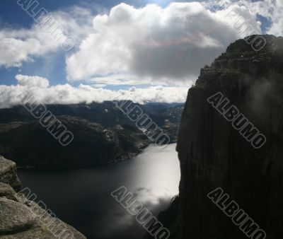 View on the Lysefjord, Norway