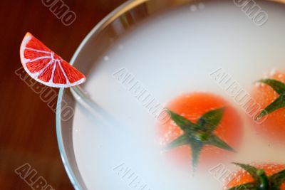 Very great cocktail with lemon