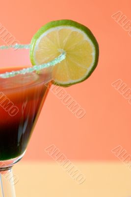 Very great cocktail with lemon