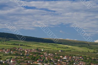 Village on the hill