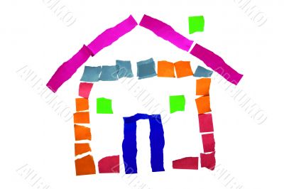 House from paper
