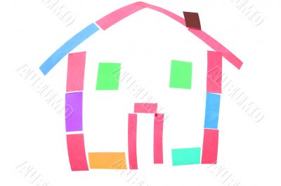 House from paper