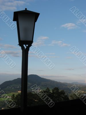 landscape with the lamp